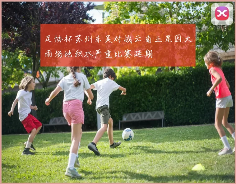 足协杯苏州东吴对战云南玉昆因大雨场地积水严重比赛延期